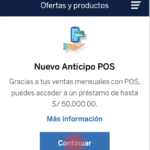 Anticipo POS - Oferta 00